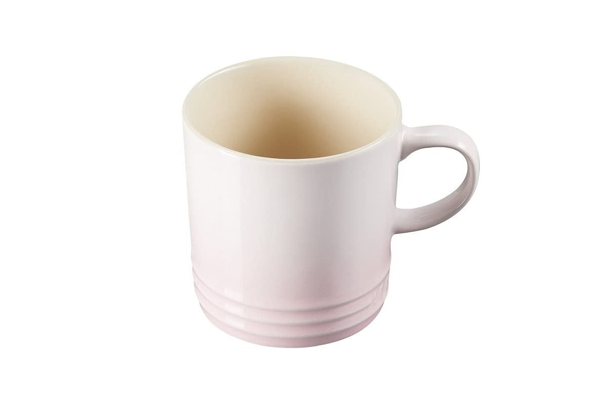 LE CREUSET Stoneware Coffee Mug, 350 ml, Shell Pink, 7030235777000