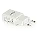 QIBOX USB AC Power Adapter Travel Wall Charger 5V 1A with Europe Wall Plug for Apple iPhones, Samsung Cell Phones, Google Pixel XL, HTC, LG, BlackBerry - CE Approved
