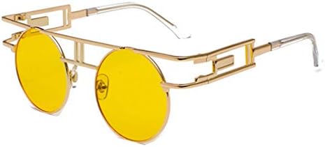 Metal Frame Steampunk Sunglasses Women Men Round Gothic Sunglasses Vintage Eyeglasses UV400