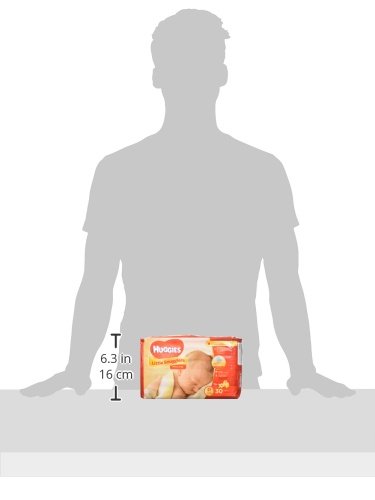 Huggies Gentle Care Preemies Diapers, Size P, 30-Count
