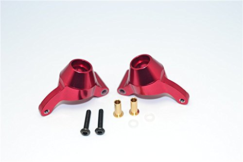 Tamiya TT02B & DF-02 Upgrade Parts Aluminum Rear Knuckle Arm - 1Pr Red