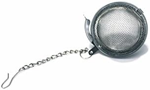 Premium Stainless Steel Mesh Tea Infuser Strainer - Rust-Free Tea Filter Ball For Herbal or Loose Leaf Teas - Pack of 2