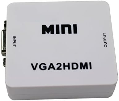Mini 1080P VGA to HDMI adapter Converter VGA2HDMI Converter Connector with Audio for PC Laptop to HDTV Projector