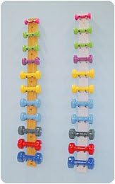 Dumbbell Wall Strips Dumbbell Strip/Oak - Model 929279
