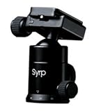 Syrp Ballhead, with a Quick Release Plate, 3/8 UNC Thread and 2 Bubble Levels, Compatible with Most DSLR, Mirrorless - Aluminium