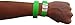 Goldistock Event Wristbands Original Series Neon Green 200 Count | ¾” Arm Bands | Paper-Like Party Armbands | Wrist Bands