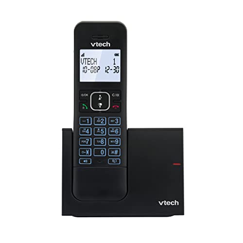 VTech LS1050 DECT Telefon Schnurlos Schnurlostelefon mit Anrufbeantworter, Innovativer Ladestation, Anrufsperre, Anruferkennung/Anklopffunktion, Freisprecheinrichtung, Hintergrundbeleuchtetem Display