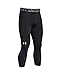 Under Armour UA HeatGear Armour ¾ Compression LG Black
