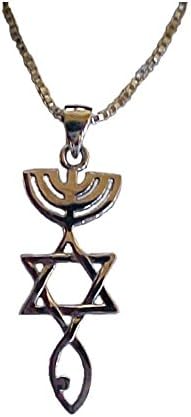 Wholesale Christian Gifts Sterling Silver Messianic Seal Necklace