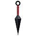 Naruto Leaf Village Ninja Shinobi Headbands Red and White Ninja Weapons Props Large Kunai Plastic Toy Cosplay Accessories