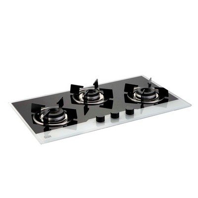 Glen GL 1073 IN BW Integrated Auto Electric Ignition 3-Burner Hob