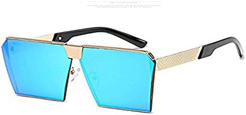 Vintage Fashion Wayfarer Polarized Sunglasses for Women (Blue, Blue)