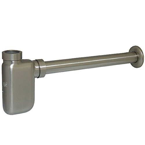 Kingston Brass DD8408 Fauceture Euro Bottle-Trap 12-Inch Vessel Sink Drain, Brushed Nickel - Thumbnail 2
