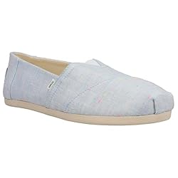 TOMS Womens Alpargata Canvas Slip On Flats Casual