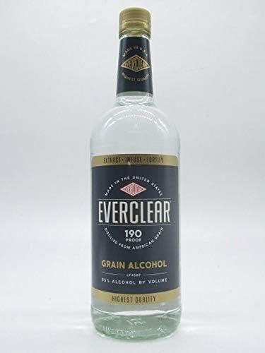 Amazon.co.jp： エバークリア 95度 1000ml □アメリカ産高濃度ウォッカ: 食品・飲料・お酒