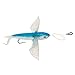 Ownsig Seawater Fishing Soft Wings Bait Hook Flying Fish Lure Boat Trolling Tuna Mackerel Baits Fishing Accessory 22cm Artificial Bait with Hook Blue