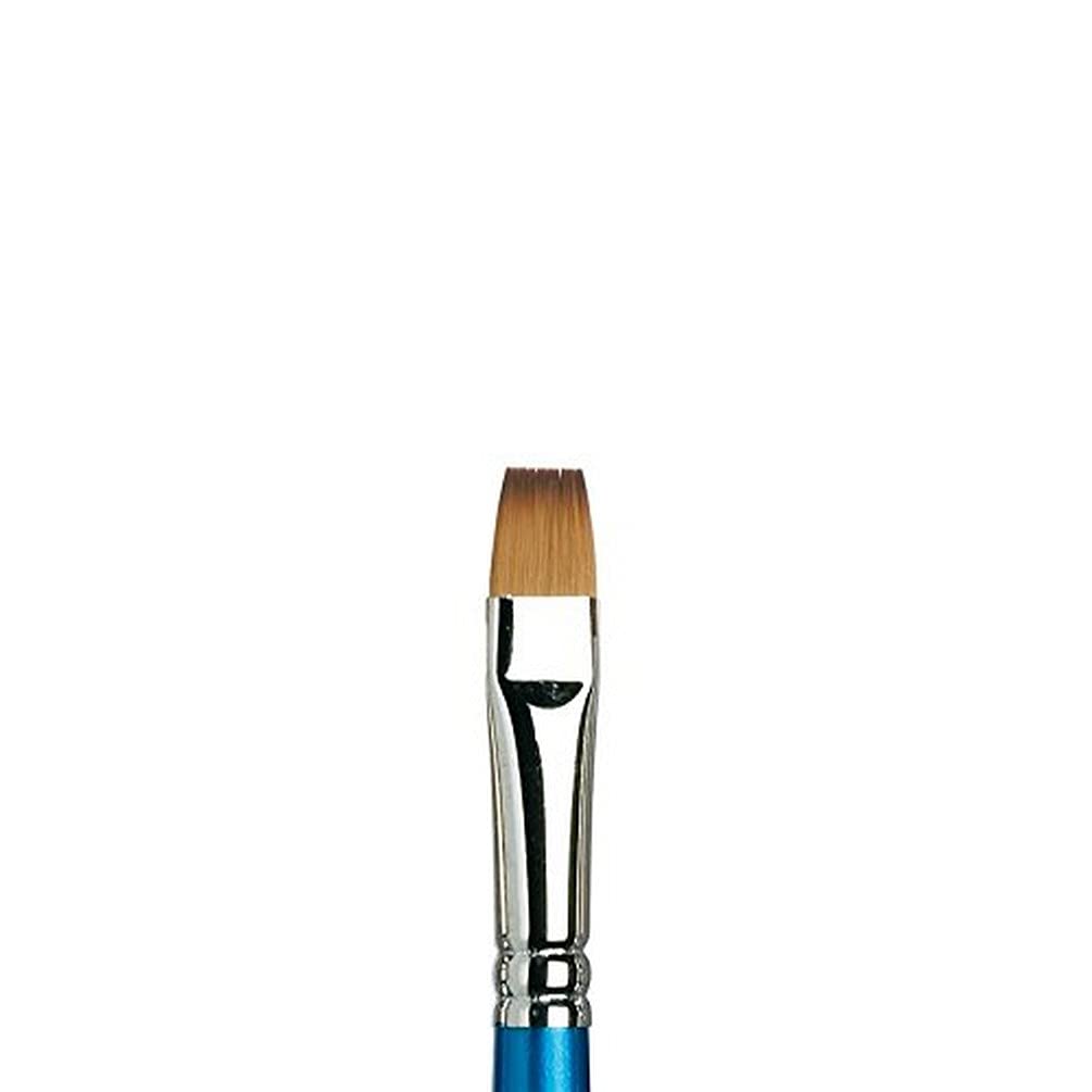 Winsor & Newton Brush, Wood, Transparent, No 5 -. 4.3 mm, flat - brush, long handle