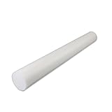 Cando - 30-2102 CanDo PE White Foam Roller, 4" X