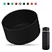 CHEETAH Protective Boot for Hydroflask Water Bottle 12oz - 40oz, BPA Free Bottom Silicone Sleeve Cover, Compatible with All Water Bottles with Bottom Width of 2.87-3.56in (32-40oz, Black)