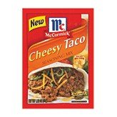 MCCORMICK TACO CHEESY SEASONING MIX, 1.12 OZ