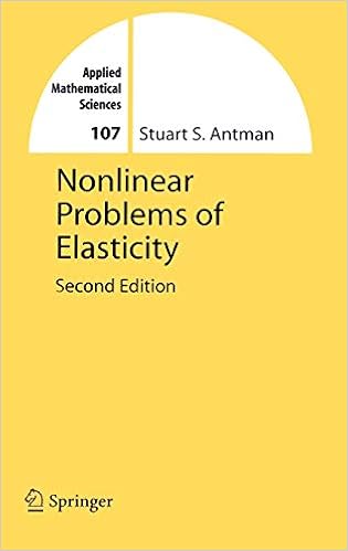 Nonlinear Problems Of Elasticity Applied Mathematical Sciences 107 Antman Stuart 9780387208800 Amazon Com Books