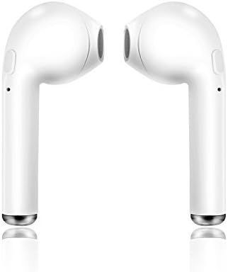 Bluetooth Earbuds, Wireless Headphones Headsets Stereo In-Ear Earpieces Earphones With Noise Canceling Microphone - White