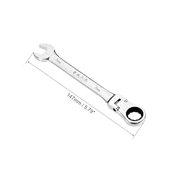 uxcell 7mm Flex-Head Ratcheting Combination Wrench
