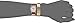 Nixon Women's A4031749 Kenzi Metal and Leather-Strap Wrap Watch