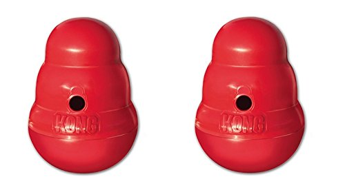 KONG Wobbler Treat Dispensing Dog Toy KONG Treats 2 Pack KONG Large Dog