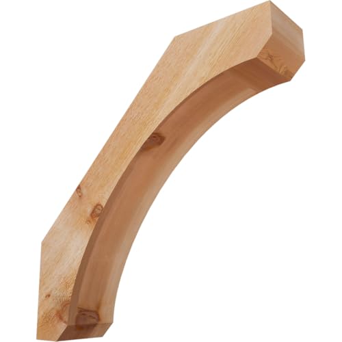 Ekena Millwork BRC06X26X26LEC00RWR 6"W x 26"D x 26"H Legacy Rough Sawn Knee Bra…