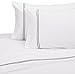 Amazon Brand – Pinzon 400-Thread-Count Hotel Stitch Sheet Set - Queen, Espresso Stripes