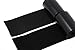 Strenco 4 Inch Self Adhesive - Hook and Loop - 5 Feet - Sticky Back - Black Tape Fastener