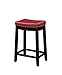 Linon Claridge Red Counter Stool, 26