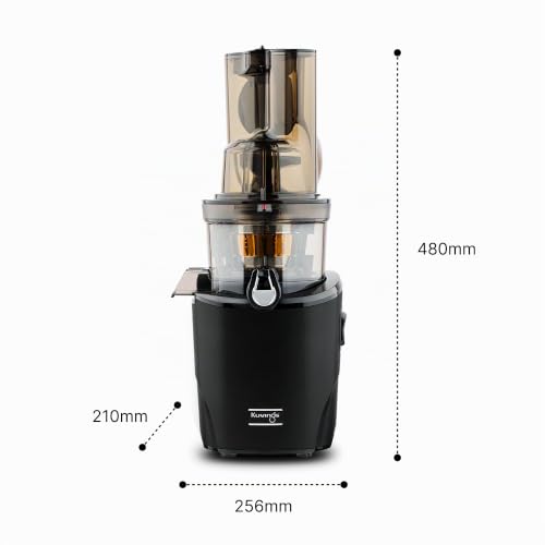 Kuvings - Juice extractor REVO830 - Double mouthpiece, automatic cutting system - Black
