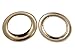 Large Nickel Metal Curtain Drapery Hardware Supplies #12 - 1 9/16 inch Inner Diameter Decorative Grommet/Rings w/Washer Eyelet Lot of 10 / 25 / 50 / 100 pcs (Pack of 10)