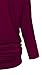 Women's Scoop Neck Long Dolman Sleeve Stretch Knit Casual Maternity Tunic Top