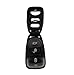 KEMANI New Remote Entry key fob Keyless case shell For Hyundai Elantra Accent Sonata 4 Buttons No Chips (Just a Empty Key Shell, No Chips Inside)