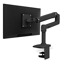 Ergotron 45-241-224 LX Desk Monitor Arm, Matte Black, Up to 34 Inches (7.1 - 24.9 lbs (3.2 - 11.3 kg)), VESA Compliant