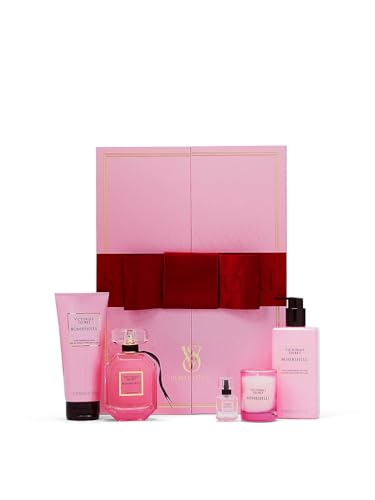 Victoria's Secret Bombshell Ultimate Fragrance 5 Piece Gift Set: Eau de Parfum, Mist, Lotion & Wash