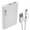 ALPHA powerbank | externe accu | oplader |, 10000 mAh Slim, zwart