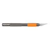 Fiskars 167110-1001 Heavy Duty Die Cast Craft Knife, 8 Inch,Orange