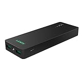 Aukey 12000mAh Portable Power Bank Charger External Battery Pack with AIPower Tech for Apple, iPhone 6S,iPhone 6S Plus, Android and other USB Powered Device