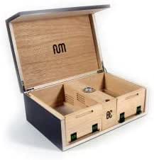 Fum Box - Caja de madera (tamaño grande), color negro ...