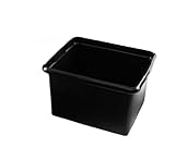 Rubbermaid Commercial Executive Series FG9T8400BLA 30 Quart Cleaning Cart Bin, Black