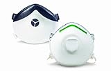 Stanley Disposable N95 Welding Respirator Mask with Exhalation Valve and Boomerang Nose Seal (RST-64006)