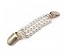 Sweater Clip,Stylish Pearl, Cardigan Collar Clip (White)