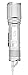 Premium Quality Bright LED Tactical Torch Flashlight With Built-In Rechargeable Battery - 3 Modes - Adjustable Focus Zoom Lens - Excellent For Hiking, Camping, Blackouts & Emergencies