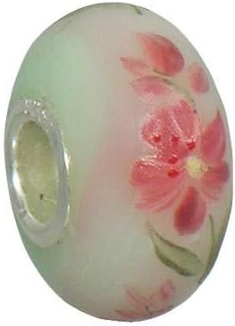 Fenton Art Glass Rhododendron Bud Bead Charm