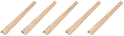 Pitsco Education 52734 Balsa Wood, 1/8" x 1/8" x 36" (Pack of 50) (5-(Pack of 50))