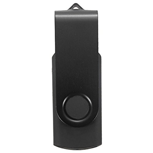 CreazyÂ® 1GB Swivel USB 2.0 Metal Flash Memory Stick Storage Thumb U Disk (Black)